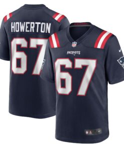 Hayden Howerton New England Patriots  Home Game Player Jersey  Navy
