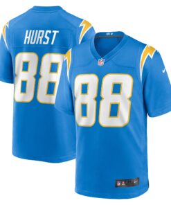 Hayden Hurst Los Angeles Chargers   Game Jersey   Powder Blue
