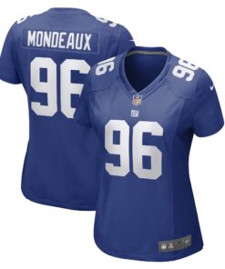Henry Mondeaux New York Giants  Women_s Game Player Jersey  Royal