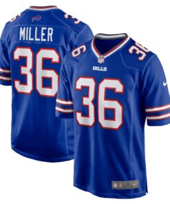 Herb Miller Buffalo Bills   Game Jersey   Royal