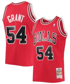 Horace Grant Chicago Bulls Mitchell &amp Ness 199091 Throwback Dark Swingman Jersey - Red