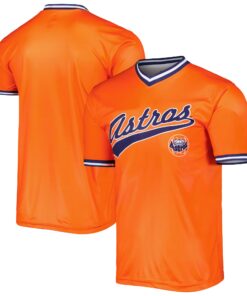 Houston Astros Stitches Cooperstown Collection Team Jersey  Orange