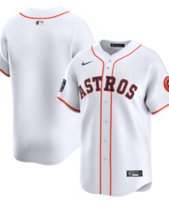  Houston Astros2024 MLB World Tour Mexico City Series Home Limited Jerseynbspâ€“ White