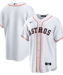 Houston AstrosHome Replica Team Jersey  White