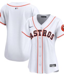 Houston AstrosWomen_s Home Limited Jersey  White