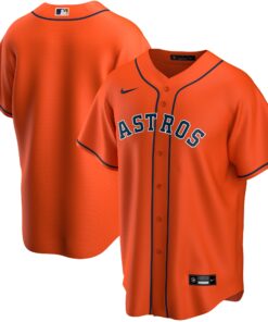 Houston AstrosYouth Alternate Replica Team Jersey  Orange