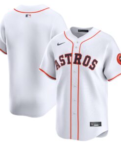 Houston AstrosYouth Home Limited Jersey  White