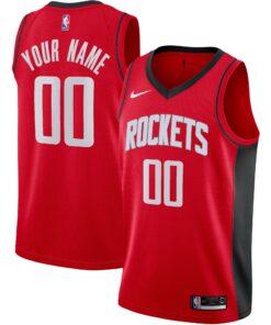 Houston Rockets Custom Swingman Jersey - Icon Edition - Red