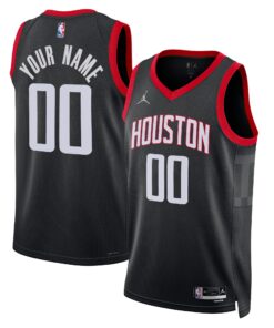Houston Rockets Jordan Brand Unisex 202223 Swingman Custom Jersey - Statement Edition - Black