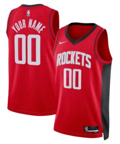 Houston Rockets Unisex Swingman Custom Jersey Red - Icon Edition