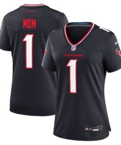 Houston Texans  Women_s 1 Mom Game Jersey  Navy