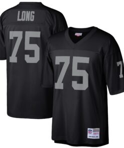 Howie Long Las Vegas Raiders Mitchell amp Ness Retired Player Legacy Replica Jersey  Black