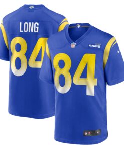 Hunter Long Los Angeles Rams  Home Game Jersey  Royal