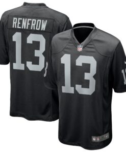 Hunter Renfrow Las Vegas Raiders  Game Player Jersey  Black