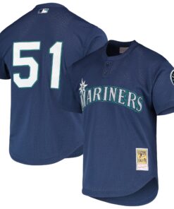 Ichiro Suzuki Seattle Mariners Mitchell amp Ness Cooperstown Collection Mesh Batting Practice Jersey  Royal