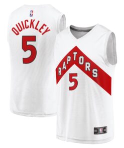 Immanuel Quickley Toronto Raptors Fanatics Youth Fast Break Player Jersey - Association Edition - White