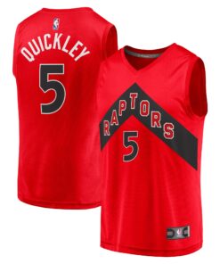 Immanuel Quickley Toronto Raptors Fanatics Youth Fast Break Player Jersey - Icon Edition - Red