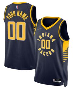 Indiana Pacers 202122 Diamond Swingman Custom Jersey - Icon Edition - Navy