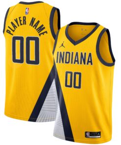 Indiana Pacers Jordan Brand Swingman Custom Jersey - Statement Edition - Gold