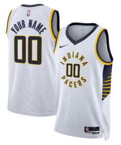 Indiana Pacers Unisex Swingman Custom Jersey White - Association Edition