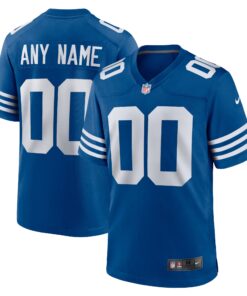 Indianapolis Colts  Alternate Custom Jersey  Royal