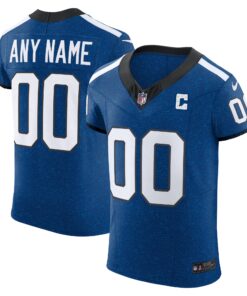 Indianapolis Colts   Vapor F.U.S.E. Elite Custom Jersey  Royal