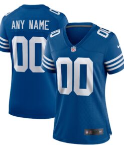 Indianapolis Colts  Women_s Alternate Custom Jersey  Royal