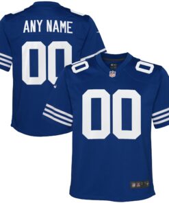 Indianapolis Colts  Youth Alternate Custom Game Jersey  Royal