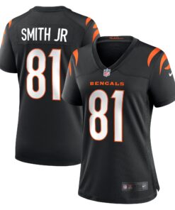 Irv Smith Jr. Cincinnati Bengals  Women_s Game Jersey  Black