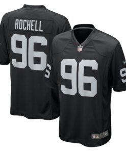 Isaac Rochell Las Vegas Raiders  Team Game Jersey   Black 1