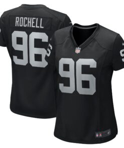 Isaac Rochell Las Vegas Raiders  Women_s Team Game Jersey   Black