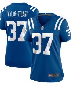 Isaac TaylorStuart Indianapolis Colts  Women_s Team Game Jersey   Royal 1