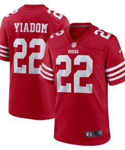 Isaac Yiadom San Francisco 49ers  Team Game Jersey   Scarlet