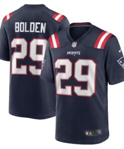 Isaiah Bolden New England Patriots  Team Game Jersey   Navy