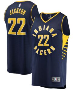Isaiah Jackson Indiana Pacers Fanatics Fast Break Replica Player Jersey - Icon Edition - Navy