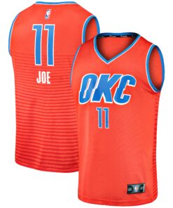 Isaiah Joe Oklahoma City Thunder Fanatics Fast Break Replica Player Jersey - Statement Edition - Orange