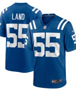 Isaiah Land Indianapolis Colts  Team Game Jersey   Royal