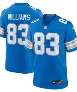 Isaiah Williams Detroit Lions  Game Jersey   Blue