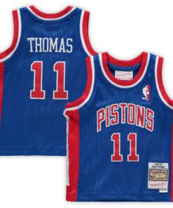 Isiah Thomas Detroit Pistons Mitchell &amp Ness Infant 198889 Hardwood Classics Retired Player Jersey - Blue