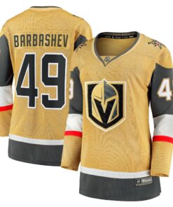 Ivan Barbashev Vegas Golden Knights Women_s Fanatics Home Breakaway Jersey  Gold