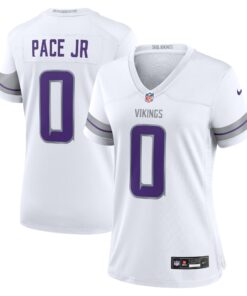 Ivan Pace Jr Minnesota Vikings  Women_s Alternate Game Player Jersey  White