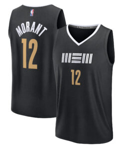 Ja Morant Memphis Grizzlies Fanatics Fast Break Jersey - Black - City Edition