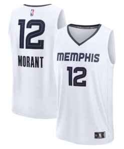 Ja Morant Memphis Grizzlies Fanatics Fast Break Replica Player Jersey - Association Edition - White