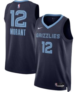 Ja Morant Memphis Grizzlies Unisex Swingman Jersey - Icon Edition - Navy