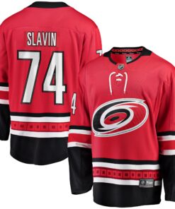 Jaccob Slavin Carolina Hurricanes Fanatics Alternate Breakaway Player Jersey  Red