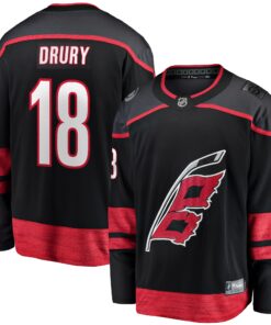 Jack Drury Carolina Hurricanes Fanatics Home Premier Breakaway Player Jersey  Black