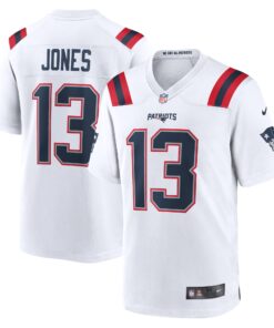 Jack Jones New England Patriots  Game Player Jersey  White