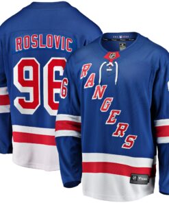 Jack Roslovic New York Rangers Fanatics Home PremiernbspBreakaway Player Jersey  Blue