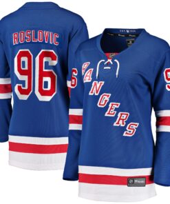 Jack Roslovic New York Rangers Fanatics Women_s Home Breakaway Player Jersey  Blue