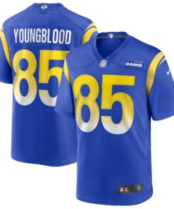 Jack Youngblood Los Angeles Rams  Game Retired Player Jersey  Royal